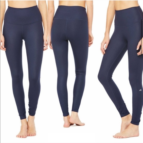 Alo Airlift High Waist Leggings Midnight - Picture 2 of 8